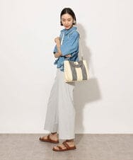 BPCGA54150 MK MICHEL KLEIN BAG(MK ミッシェルクラン バッグ) [2WAY/インナーバッグ付き]ラメアクセントメッシュ風デザイントート ベージュ