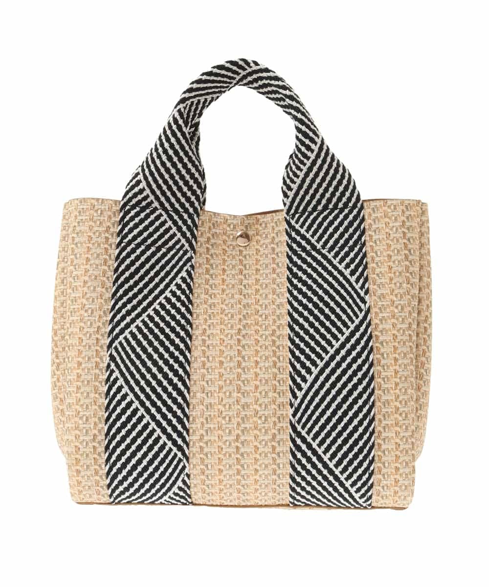 BPCGA54150 MK MICHEL KLEIN BAG(MK ミッシェルクラン バッグ) [2WAY/インナーバッグ付き]ラメアクセントメッシュ風デザイントート ベージュ