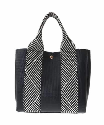 BPCGA54150 MK MICHEL KLEIN BAG [2WAY/インナーバッグ付き]ラメアクセントメッシュ風デザイントート