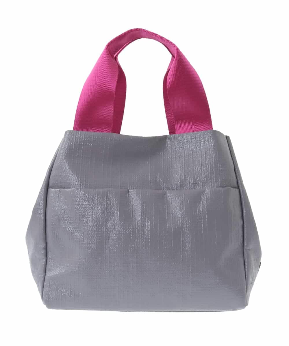 BPCGA61150 MK MICHEL KLEIN BAG(MK ミッシェルクラン バッグ) [2WAY]バイカラーコーティングキャンバストート グレー×ピンク