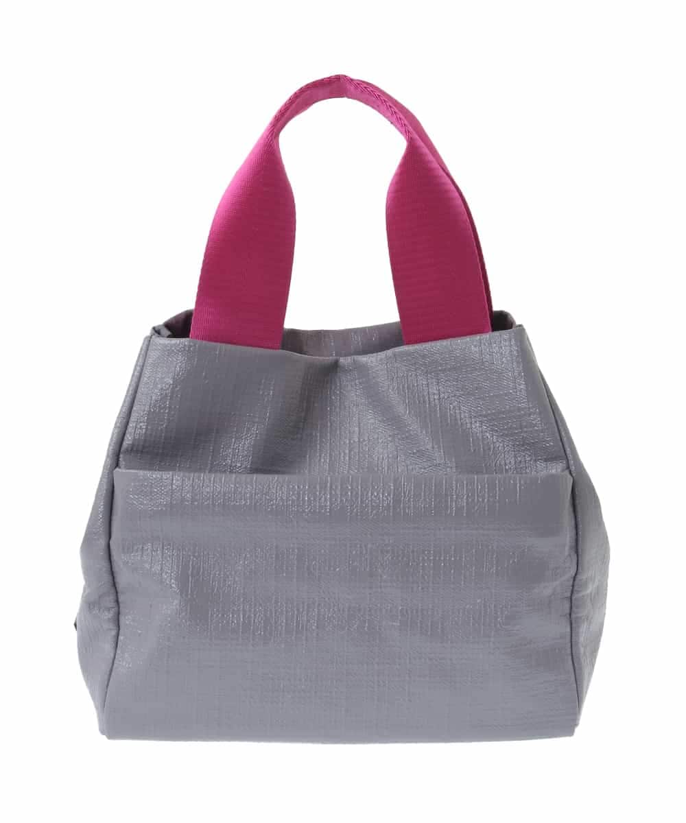 BPCGA61150 MK MICHEL KLEIN BAG(MK ミッシェルクラン バッグ) [2WAY]バイカラーコーティングキャンバストート グレー×ピンク