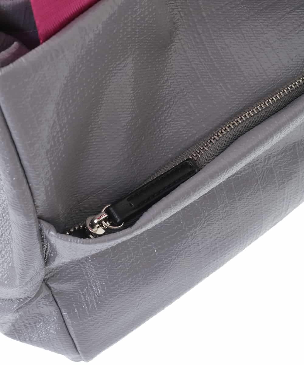 BPCGA61150 MK MICHEL KLEIN BAG(MK ミッシェルクラン バッグ) [2WAY]バイカラーコーティングキャンバストート グレー×ピンク