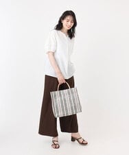 BPCGA62130 MK MICHEL KLEIN BAG(MK ミッシェルクラン バッグ) マルチカラーサマートートバッグ カーキ