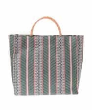 BPCGA62130 MK MICHEL KLEIN BAG(MK ミッシェルクラン バッグ) マルチカラーサマートートバッグ カーキ