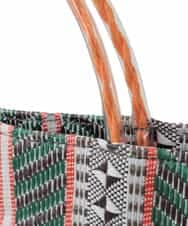BPCGA62130 MK MICHEL KLEIN BAG(MK ミッシェルクラン バッグ) マルチカラーサマートートバッグ カーキ