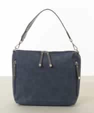 BPCGA63140 MK MICHEL KLEIN BAG(MK ミッシェルクラン バッグ) [2WAY]パンチングハンドルサイドファスナーバッグ ネイビー