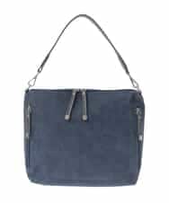 BPCGA63140 MK MICHEL KLEIN BAG(MK ミッシェルクラン バッグ) [2WAY]パンチングハンドルサイドファスナーバッグ ネイビー