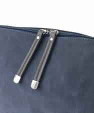 BPCGA63140 MK MICHEL KLEIN BAG(MK ミッシェルクラン バッグ) [2WAY]パンチングハンドルサイドファスナーバッグ ネイビー