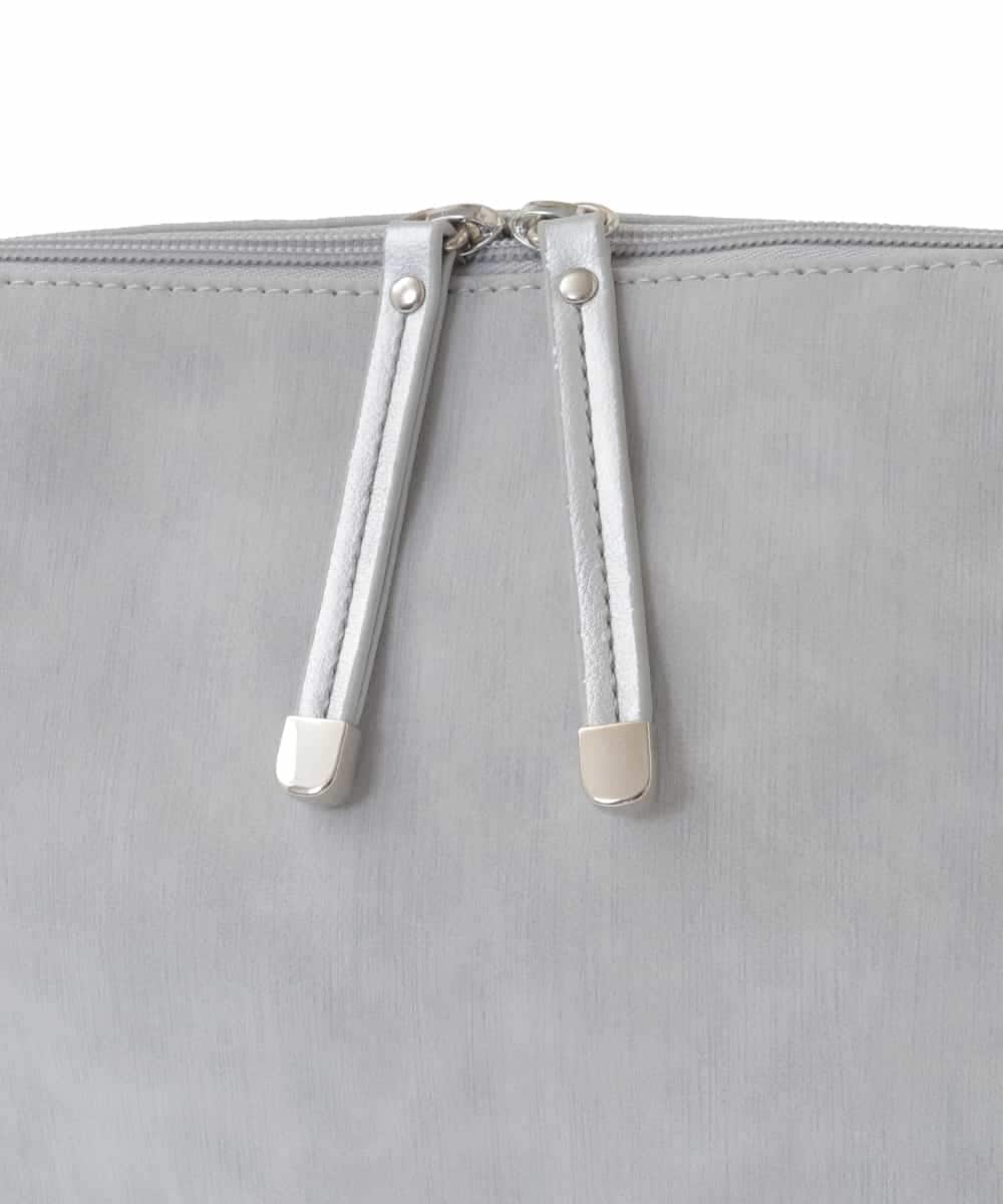 BPCGA63140 MK MICHEL KLEIN BAG(MK ミッシェルクラン バッグ) [2WAY]パンチングハンドルサイドファスナーバッグ ネイビー