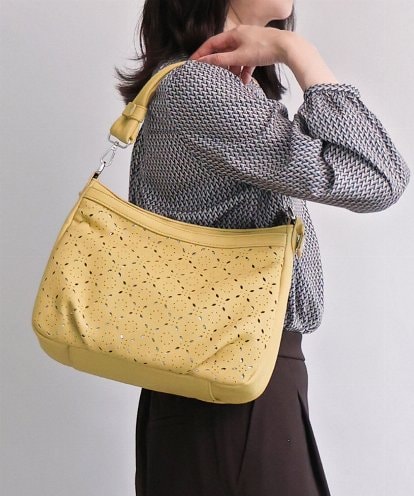 BPCGD30150 MK MICHEL KLEIN BAG [2WAY]パンチングレイヤーデザインバッグ