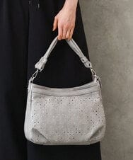 BPCGD30150 MK MICHEL KLEIN BAG(MK ミッシェルクラン バッグ) [2WAY]パンチングレイヤーデザインバッグ ライトグレー