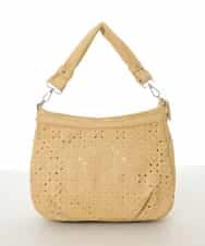 BPCGD30150 MK MICHEL KLEIN BAG(MK ミッシェルクラン バッグ) [2WAY]パンチングレイヤーデザインバッグ イエロー