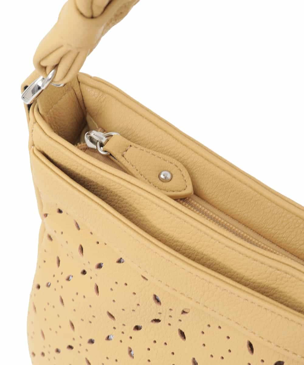 BPCGD30150 MK MICHEL KLEIN BAG(MK ミッシェルクラン バッグ) [2WAY]パンチングレイヤーデザインバッグ イエロー