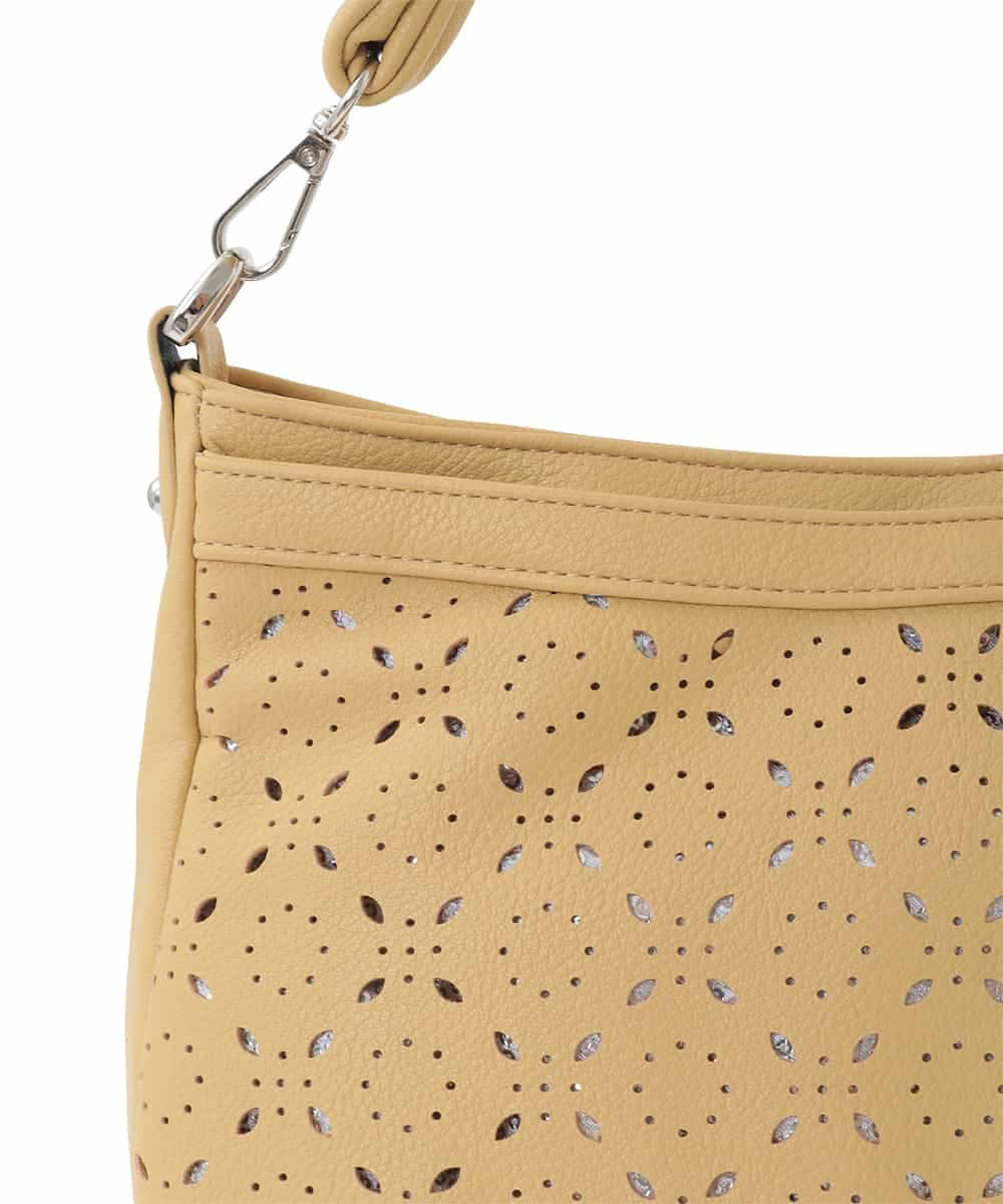 BPCGD30150 MK MICHEL KLEIN BAG(MK ミッシェルクラン バッグ) [2WAY]パンチングレイヤーデザインバッグ イエロー