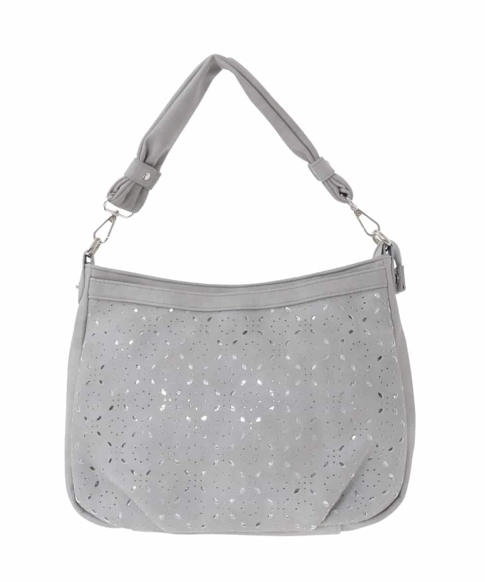 BPCGD30150 MK MICHEL KLEIN BAG(MK ミッシェルクラン バッグ) [2WAY]パンチングレイヤーデザインバッグ ライトグレー