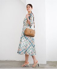 BPCGD31160 MK MICHEL KLEIN BAG(MK ミッシェルクラン バッグ) [2WAY]編み柄デザインワンハンドルバッグ ブラウン