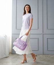 BPCGD33160 MK MICHEL KLEIN BAG(MK ミッシェルクラン バッグ) [2WAY]フラップポケットデザイントートバッグ パープル