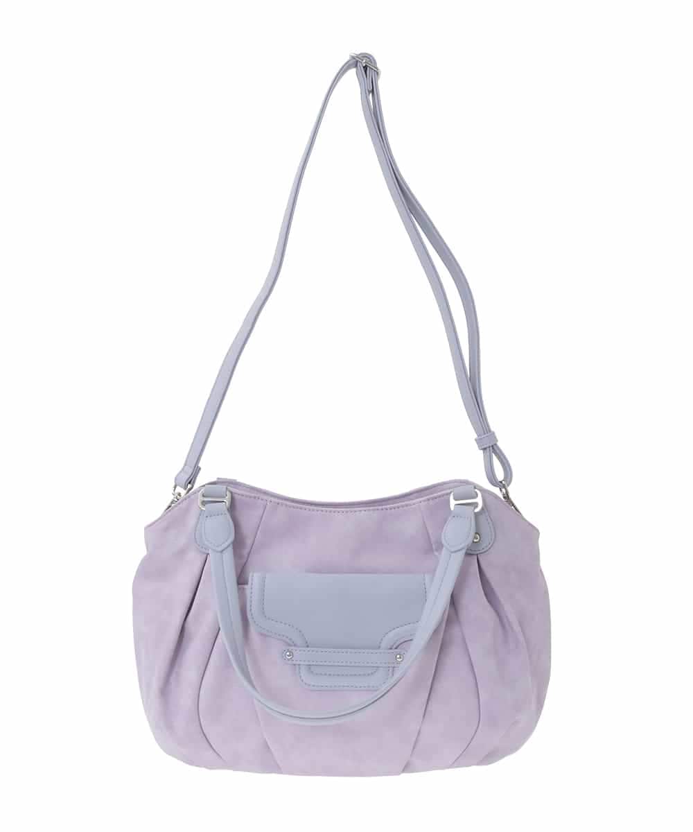 BPCGD33160 MK MICHEL KLEIN BAG(MK ミッシェルクラン バッグ) [2WAY]フラップポケットデザイントートバッグ パープル