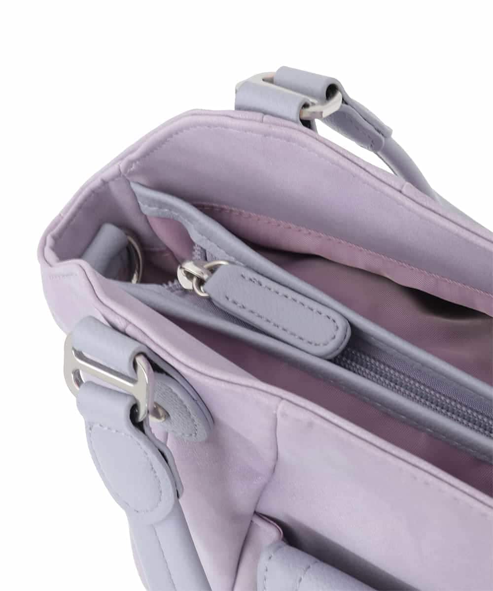 BPCGD33160 MK MICHEL KLEIN BAG(MK ミッシェルクラン バッグ) [2WAY]フラップポケットデザイントートバッグ パープル