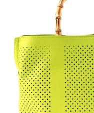 BPCGD34160 MK MICHEL KLEIN BAG(MK ミッシェルクラン バッグ) [2WAY]バンブーハンドルパンチングバッグ グレー