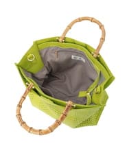 BPCGD34160 MK MICHEL KLEIN BAG(MK ミッシェルクラン バッグ) [2WAY]バンブーハンドルパンチングバッグ グレー