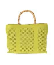 BPCGD34160 MK MICHEL KLEIN BAG(MK ミッシェルクラン バッグ) [2WAY]バンブーハンドルパンチングバッグ グリーン