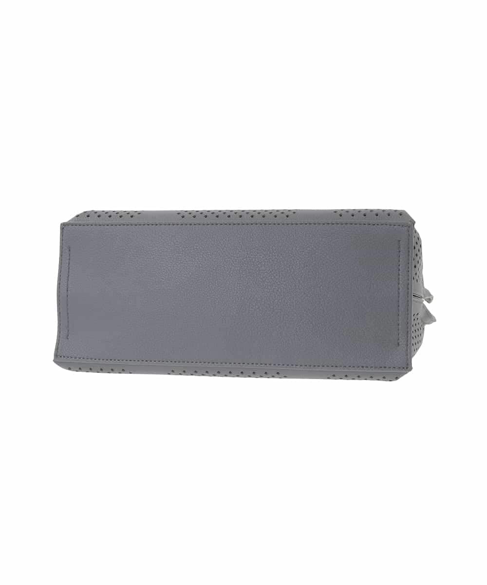 BPCGD34160 MK MICHEL KLEIN BAG(MK ミッシェルクラン バッグ) [2WAY]バンブーハンドルパンチングバッグ グレー