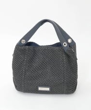 BPCGD41160 MK MICHEL KLEIN BAG(MK ミッシェルクラン バッグ) [2WAY]サイドファスナーコンパクトメッシュトートバッグ ブラック