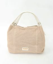 BPCGD41160 MK MICHEL KLEIN BAG(MK ミッシェルクラン バッグ) [2WAY]サイドファスナーコンパクトメッシュトートバッグ ブラック