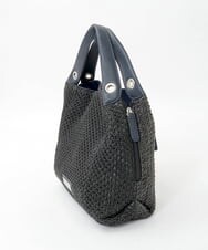 BPCGD41160 MK MICHEL KLEIN BAG(MK ミッシェルクラン バッグ) [2WAY]サイドファスナーコンパクトメッシュトートバッグ ブラック