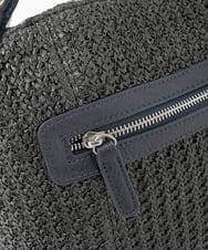 BPCGD41160 MK MICHEL KLEIN BAG(MK ミッシェルクラン バッグ) [2WAY]サイドファスナーコンパクトメッシュトートバッグ ブラック