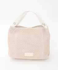 BPCGD41160 MK MICHEL KLEIN BAG(MK ミッシェルクラン バッグ) 【2WAY】サイドファスナーコンパクトメッシュトートバッグ ベージュ