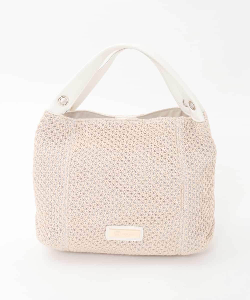 BPCGD41160 MK MICHEL KLEIN BAG(MK ミッシェルクラン バッグ) 【2WAY】サイドファスナーコンパクトメッシュトートバッグ ベージュ