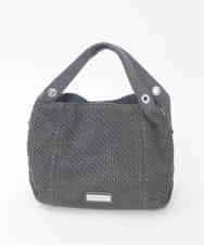 BPCGD41160 MK MICHEL KLEIN BAG(MK ミッシェルクラン バッグ) 【2WAY】サイドファスナーコンパクトメッシュトートバッグ ブラック