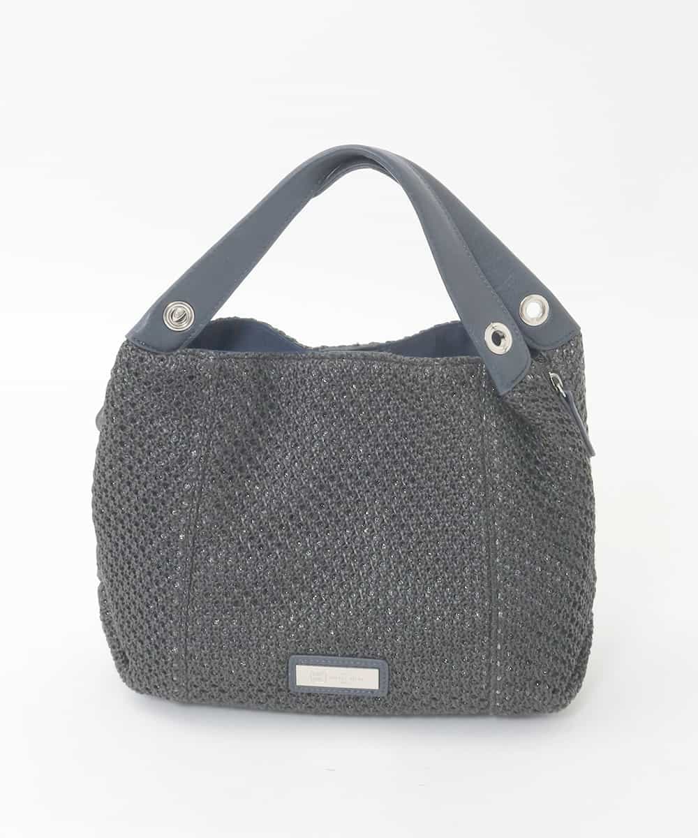 BPCGD41160 MK MICHEL KLEIN BAG(MK ミッシェルクラン バッグ) 【2WAY】サイドファスナーコンパクトメッシュトートバッグ ブラック