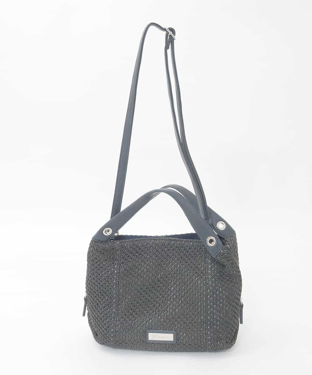 BPCGD41160 MK MICHEL KLEIN BAG(MK ミッシェルクラン バッグ) 【2WAY】サイドファスナーコンパクトメッシュトートバッグ ブラック