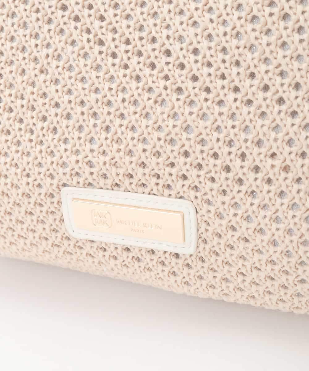 BPCGD41160 MK MICHEL KLEIN BAG(MK ミッシェルクラン バッグ) 【2WAY】サイドファスナーコンパクトメッシュトートバッグ ブラック