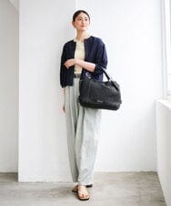 BPCGD42170 MK MICHEL KLEIN BAG(MK ミッシェルクラン バッグ) サイドファスナーメッシュデザイントートバッグ ベージュ