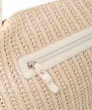 BPCGD42170 MK MICHEL KLEIN BAG(MK ミッシェルクラン バッグ) サイドファスナーメッシュデザイントートバッグ ベージュ