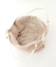 BPCGD42170 MK MICHEL KLEIN BAG(MK ミッシェルクラン バッグ) サイドファスナーメッシュデザイントートバッグ ベージュ