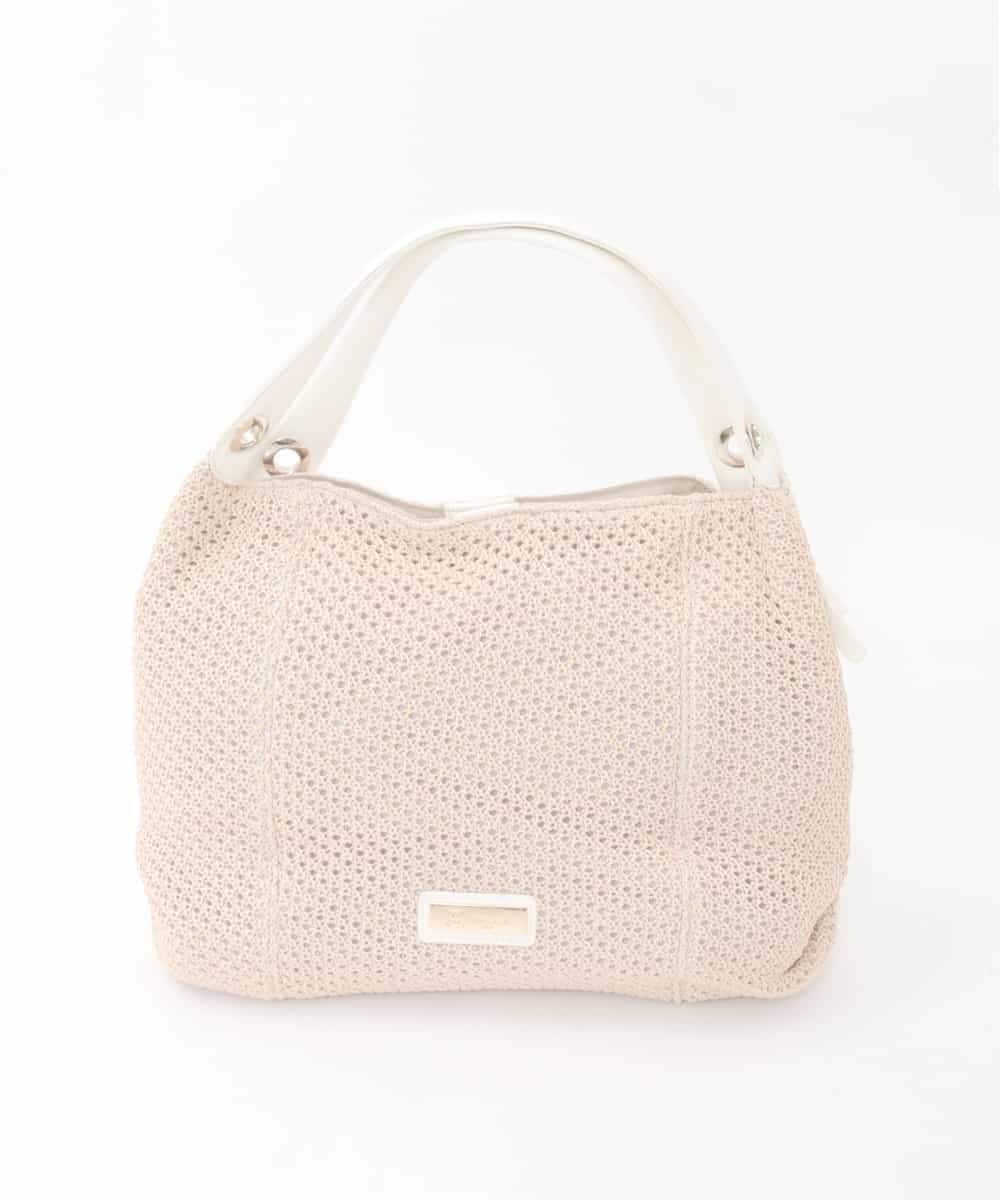 BPCGD42170 MK MICHEL KLEIN BAG(MK ミッシェルクラン バッグ) サイドファスナーメッシュデザイントートバッグ ベージュ