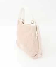 BPCGD42170 MK MICHEL KLEIN BAG(MK ミッシェルクラン バッグ) サイドファスナーメッシュデザイントートバッグ ベージュ