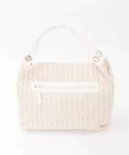 BPCGD42170 MK MICHEL KLEIN BAG(MK ミッシェルクラン バッグ) サイドファスナーメッシュデザイントートバッグ ベージュ