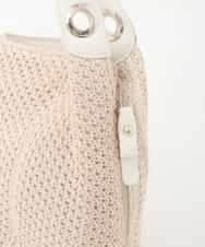 BPCGD42170 MK MICHEL KLEIN BAG(MK ミッシェルクラン バッグ) サイドファスナーメッシュデザイントートバッグ ベージュ