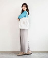 BPCGD43130 MK MICHEL KLEIN BAG(MK ミッシェルクラン バッグ) [軽量/A4収納可]合成皮革シンプルロゴトートバッグ ホワイト