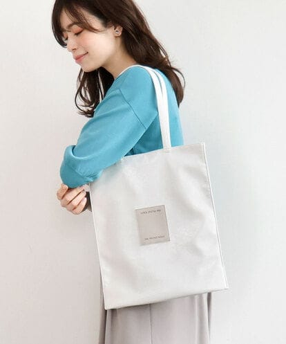 BPCGD43130 MK MICHEL KLEIN BAG [軽量/A4収納可]合成皮革シンプルロゴトートバッグ