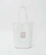 BPCGD43130 MK MICHEL KLEIN BAG(MK ミッシェルクラン バッグ) [軽量/A4収納可]合成皮革シンプルロゴトートバッグ ガンメタ