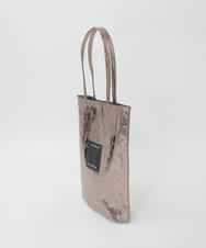 BPCGD43130 MK MICHEL KLEIN BAG(MK ミッシェルクラン バッグ) [軽量/A4収納可]合成皮革シンプルロゴトートバッグ ガンメタ