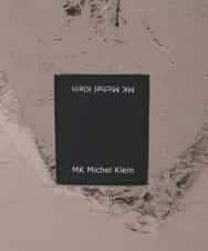 BPCGD43130 MK MICHEL KLEIN BAG(MK ミッシェルクラン バッグ) [軽量/A4収納可]合成皮革シンプルロゴトートバッグ ガンメタ