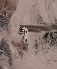 BPCGD43130 MK MICHEL KLEIN BAG(MK ミッシェルクラン バッグ) [軽量/A4収納可]合成皮革シンプルロゴトートバッグ ガンメタ